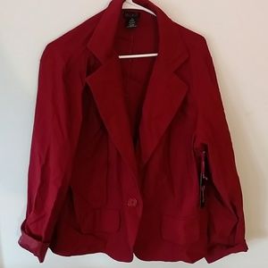 Flirtatious Red Jacket 2X